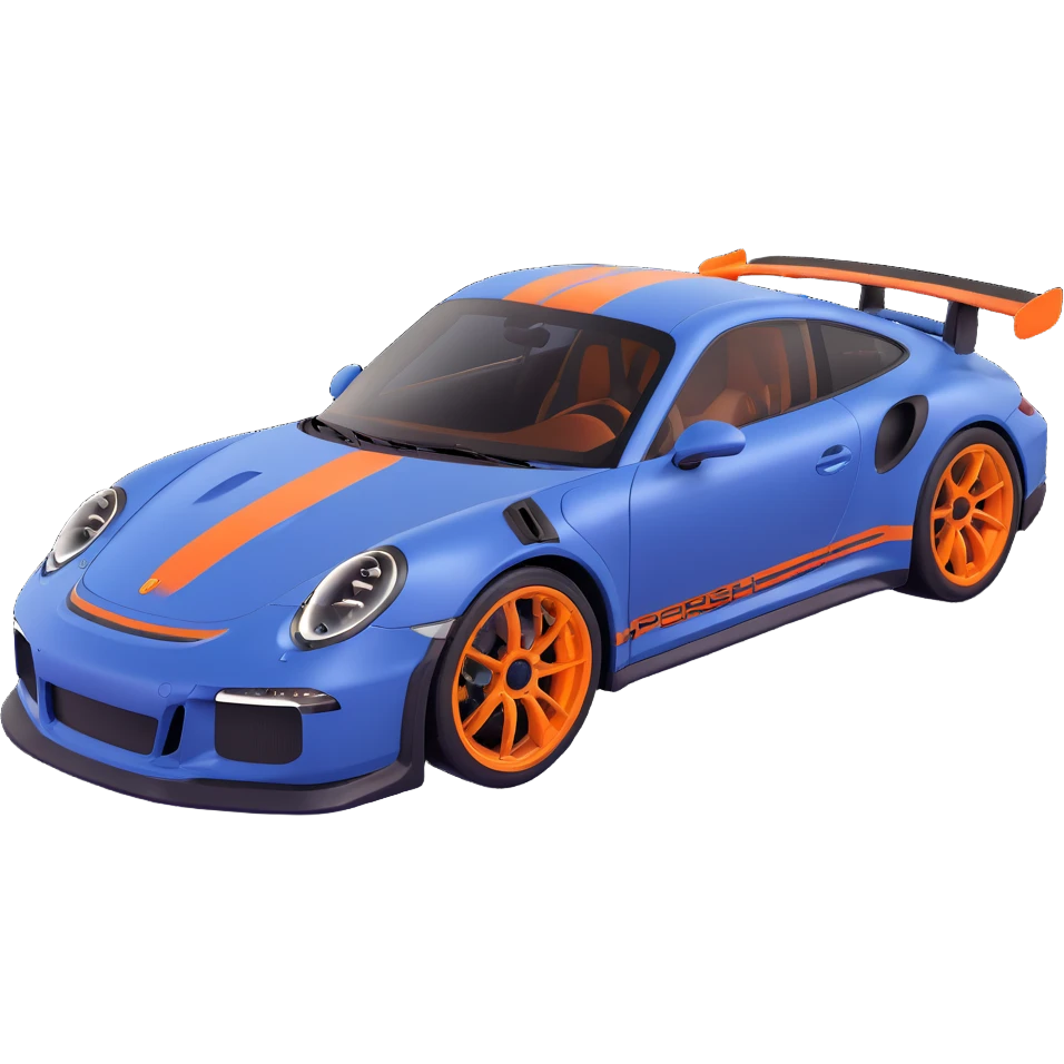 porsche 911 gt3 rs navy blue emoji