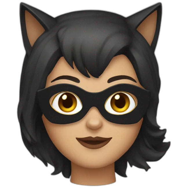 Cat woman emoji