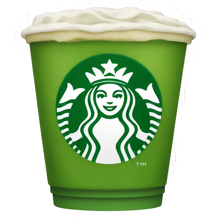 Starbucks matcha emoji