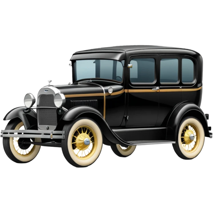 1929 Ford model A town sedan emoji