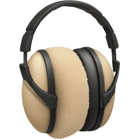 beige earmuffs emoji