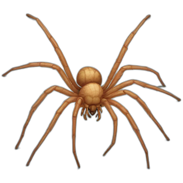 Realistic spider emoji