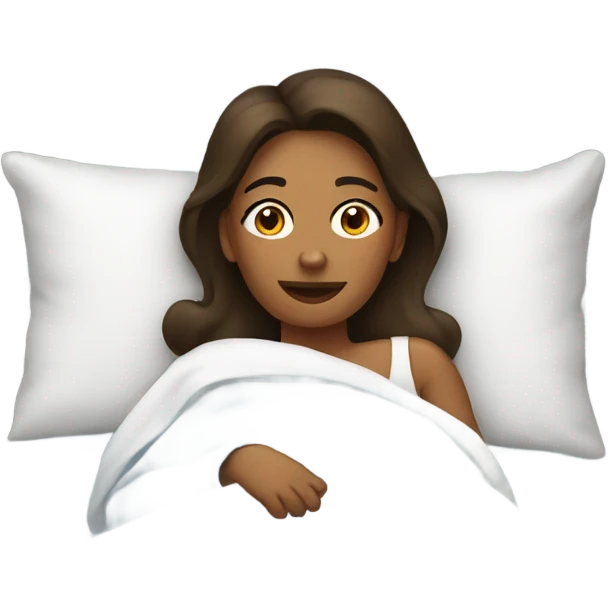 mom laying in bed emoji