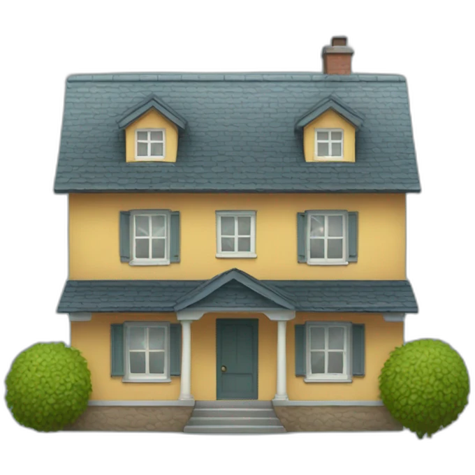 Detached house emoji