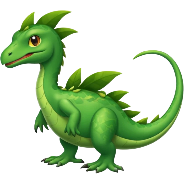 Helioptile-Tropius-Grovyle-fusion (full body) emoji