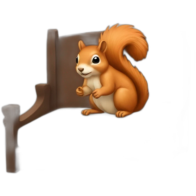 squirrel bed emoji