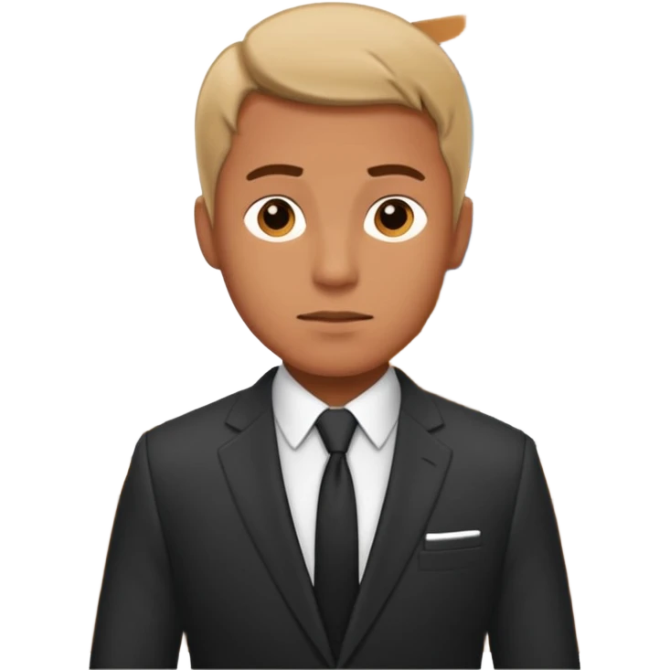 a man thinking about hotel reception emoji