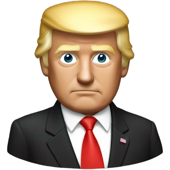 Trump avec un noir  emoji