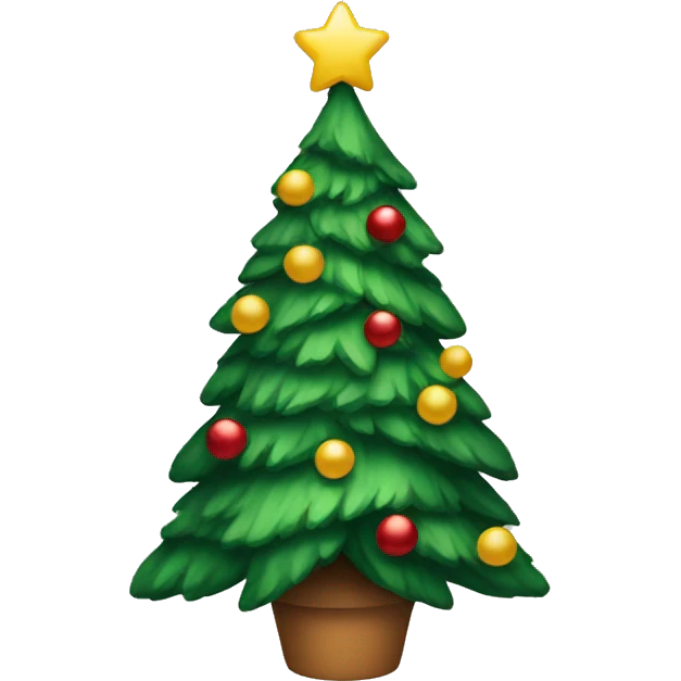 Christmas tree emoji