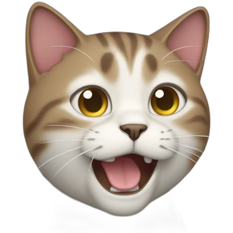 cat crying hysterically emoji