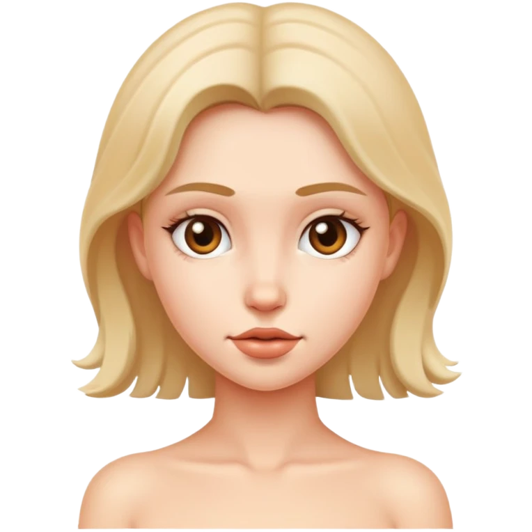 Голая девушка emoji