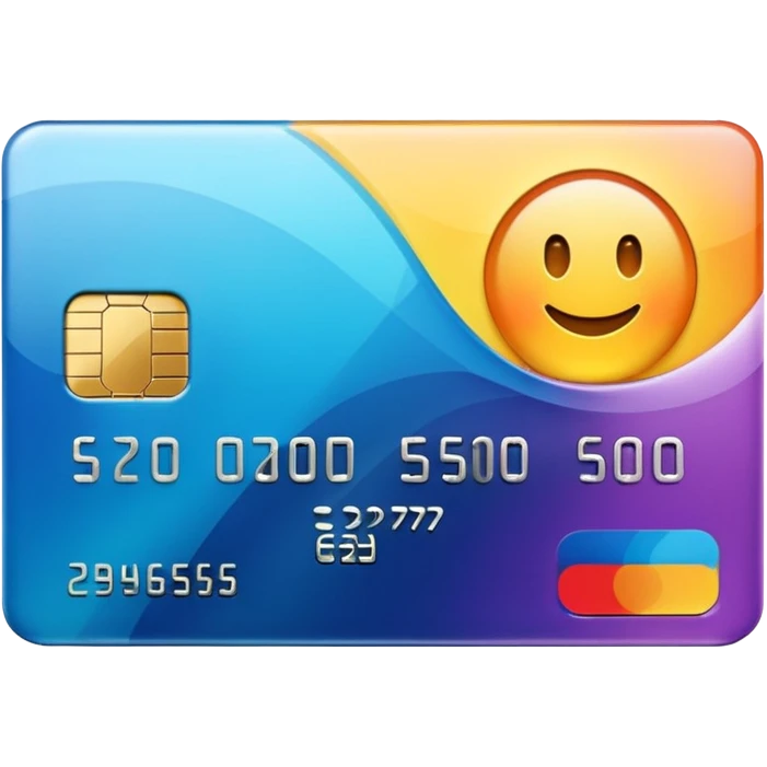 beautiful credit card emoji