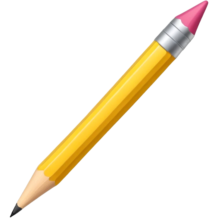 Crayon de papier baguette magique  emoji
