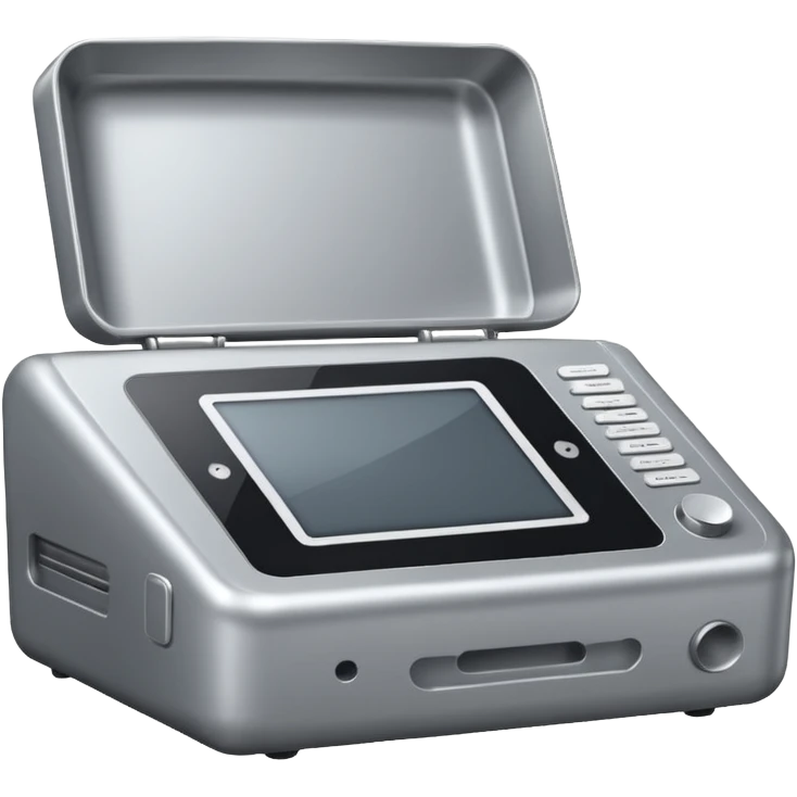 ultrasound machine system - large new more front view large ones- with whole box showing emoji