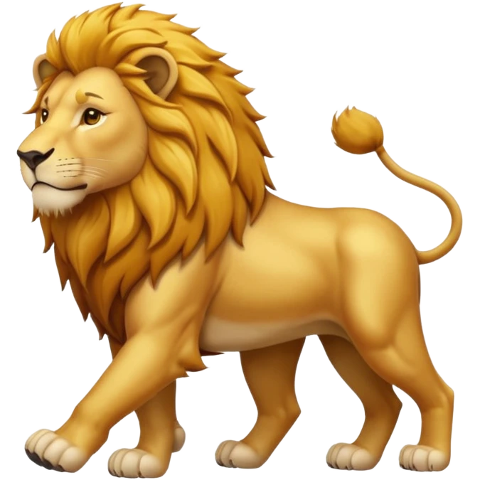 lion walking emoji