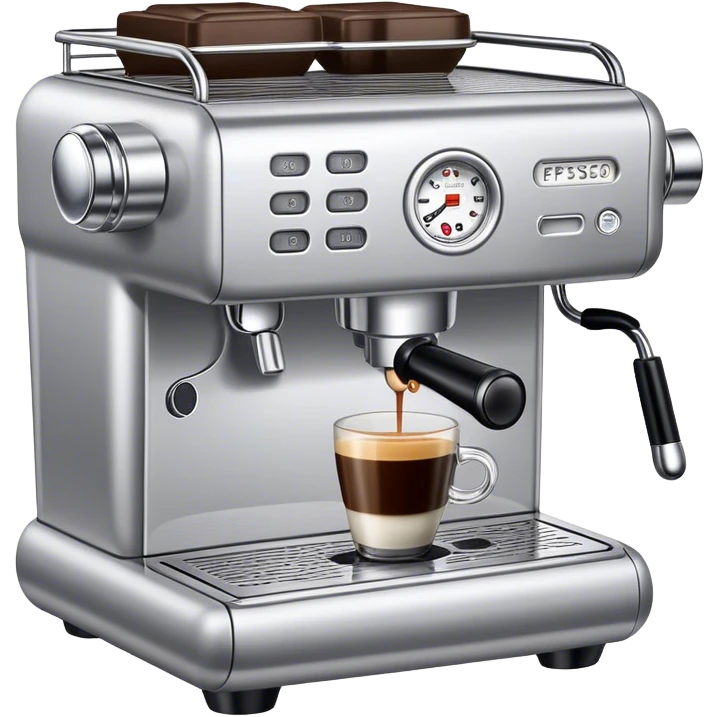 Silver espresso machine emoji