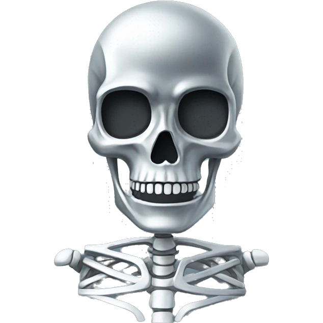 Chrome skeleton emoji