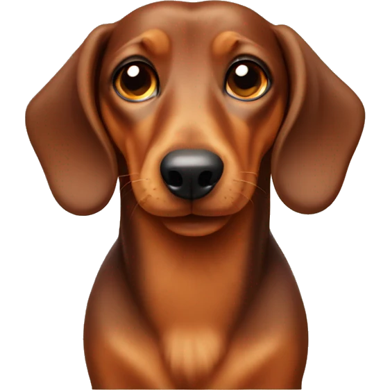 daschund dog emoji