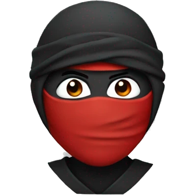 red ninja emoji