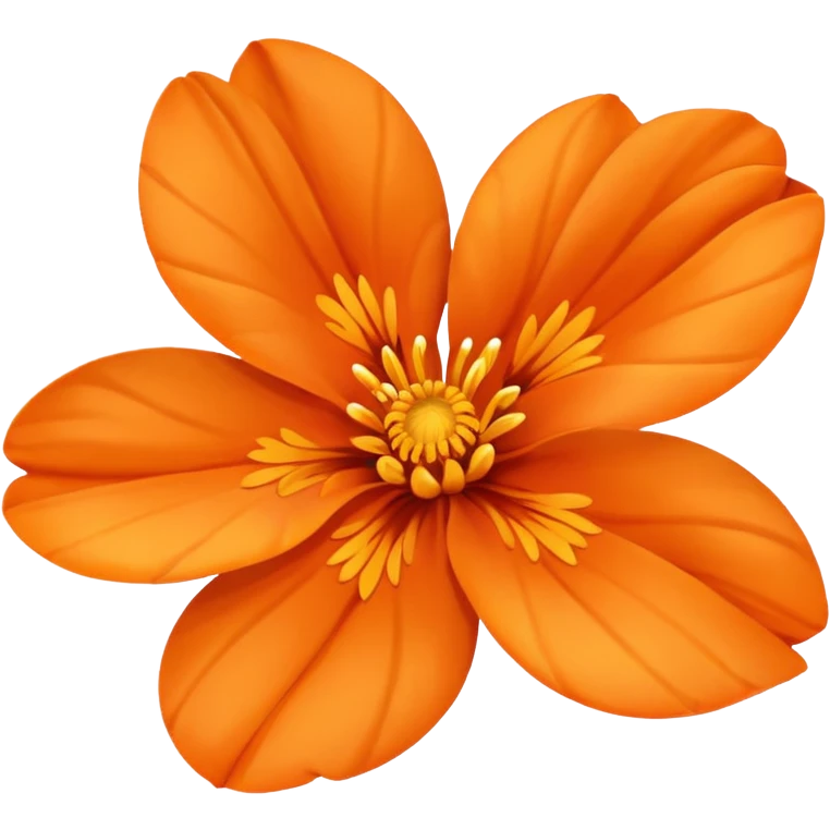 Orange flower emoji