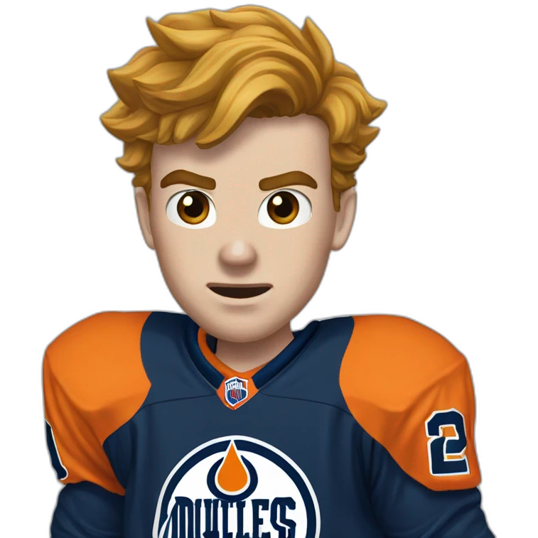Connor mcdavid qui pleure emoji
