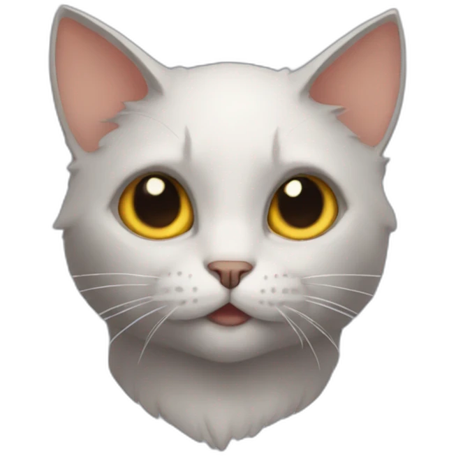 a cat that's also a bat with wings emoji