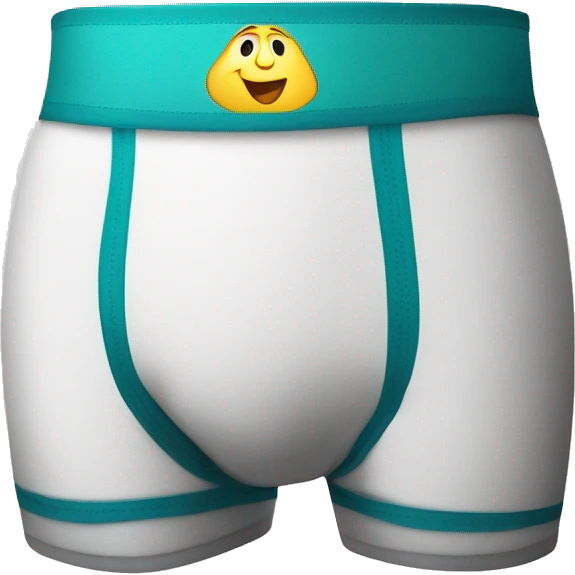 underwear boxer brief with anti chafe panels on the inside of the legs. They say "step one" on the waistband emoji