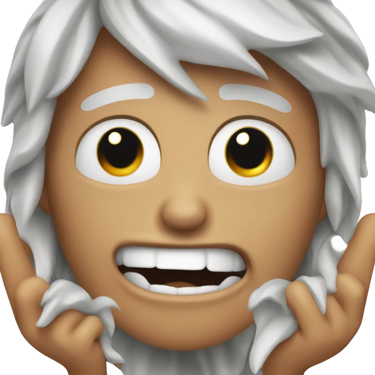 Someone screaming noooooooo emoji