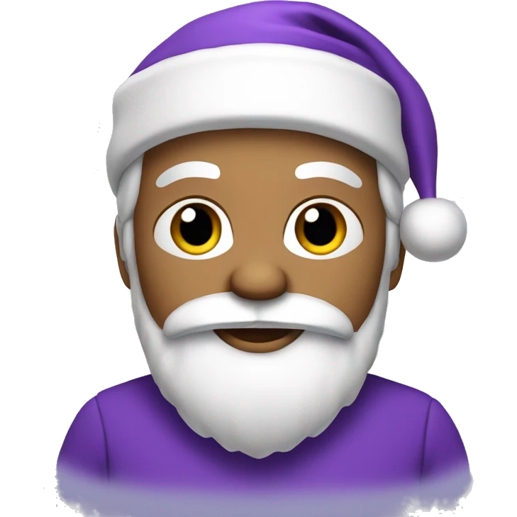 Purple Santa Claus  emoji