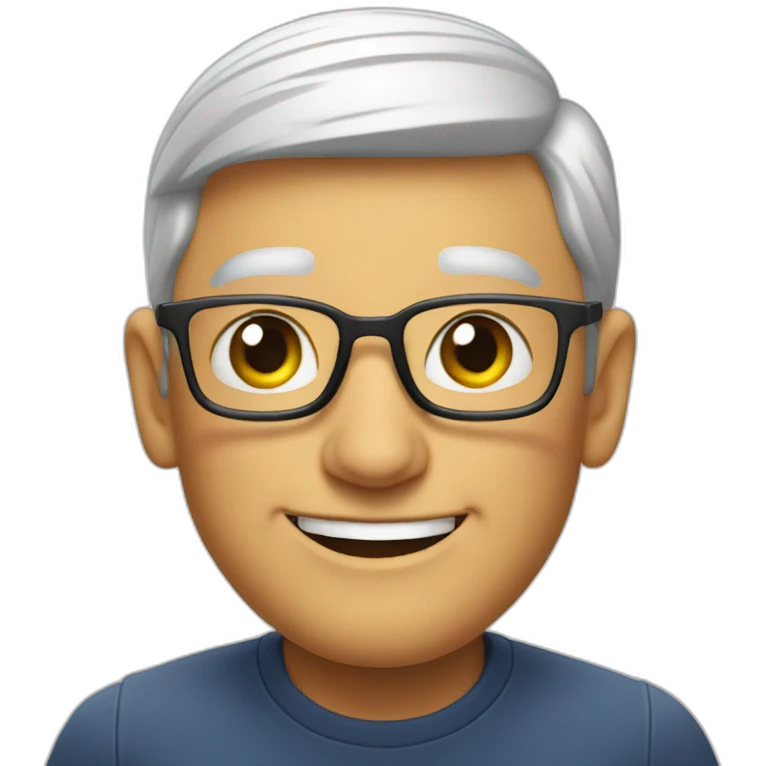 tim cook winks  emoji
