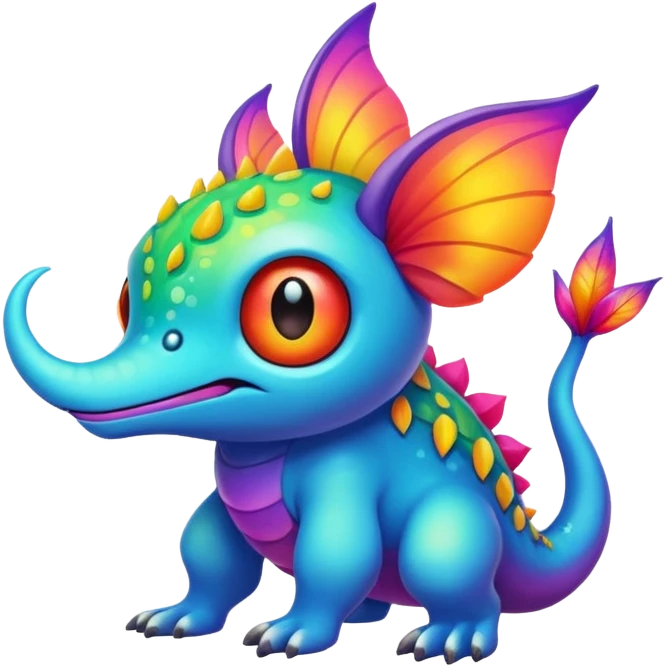 A colorful Fakémon-creature emoji