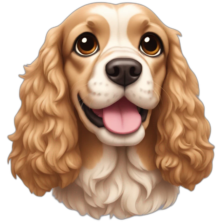 American cocker spaniel emoji
