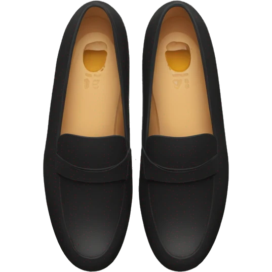 one black Loafers emoji