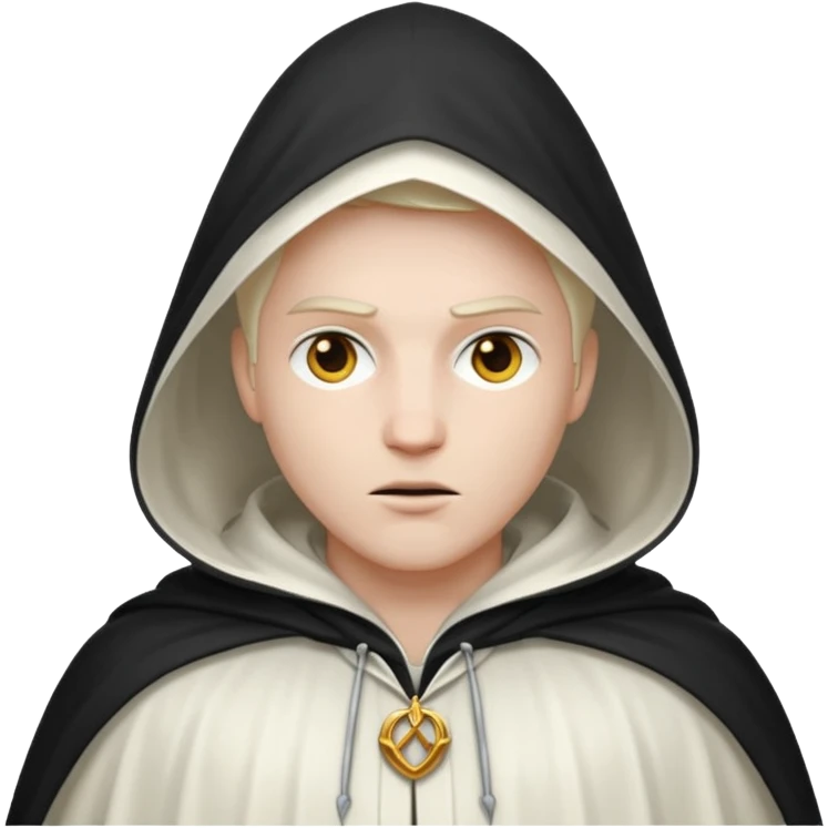white cloak villian emoji