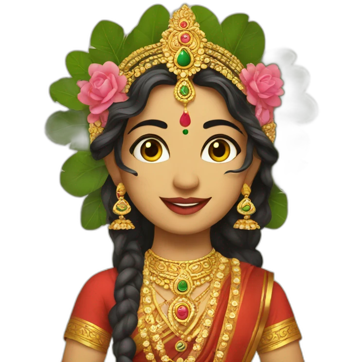 Radhe radhe emoji