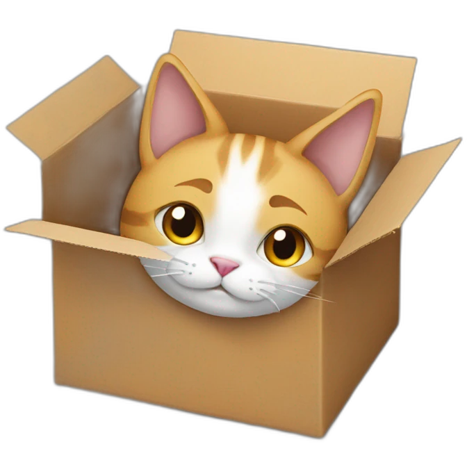 cat out the box emoji