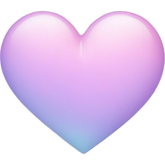 pastel heart emoji