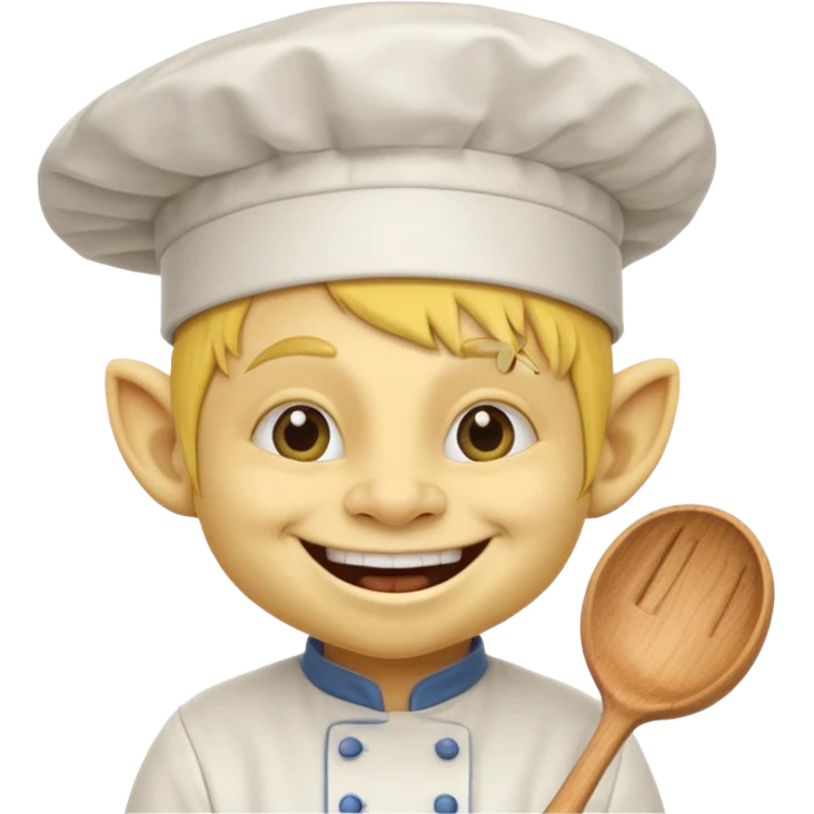 happy troll the yellow chef emoji