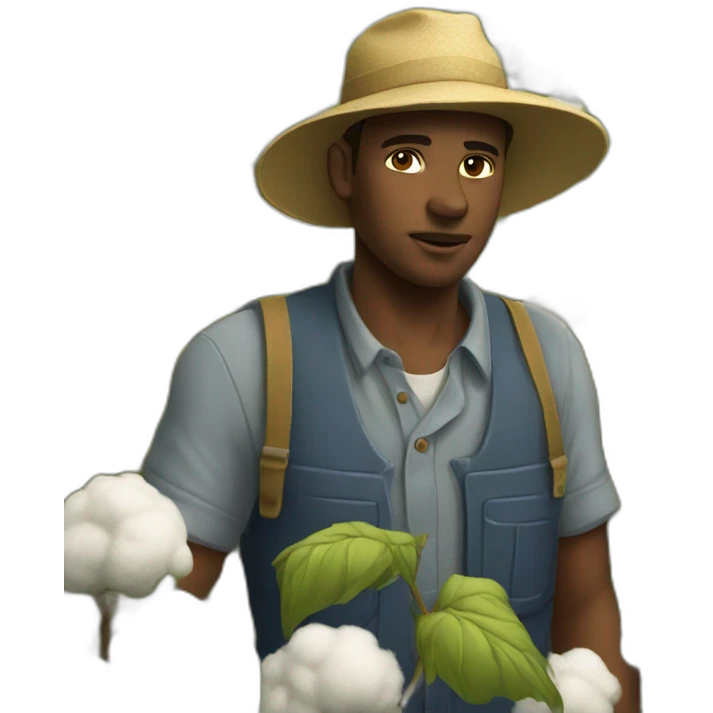 cotton-field-worker emoji