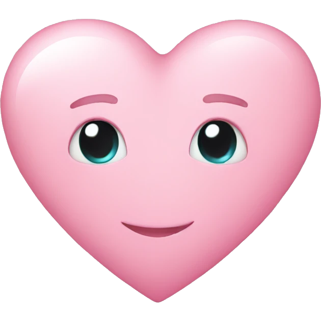 light pink heart emoji