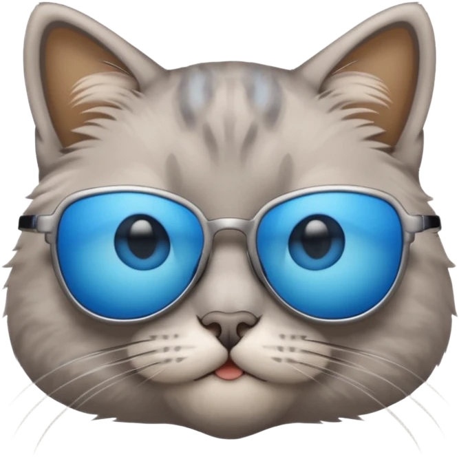 Cat wearing sunglasses emoji