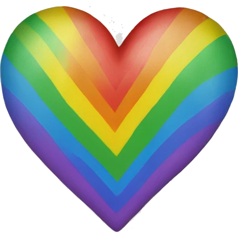 rainbow heart emoji