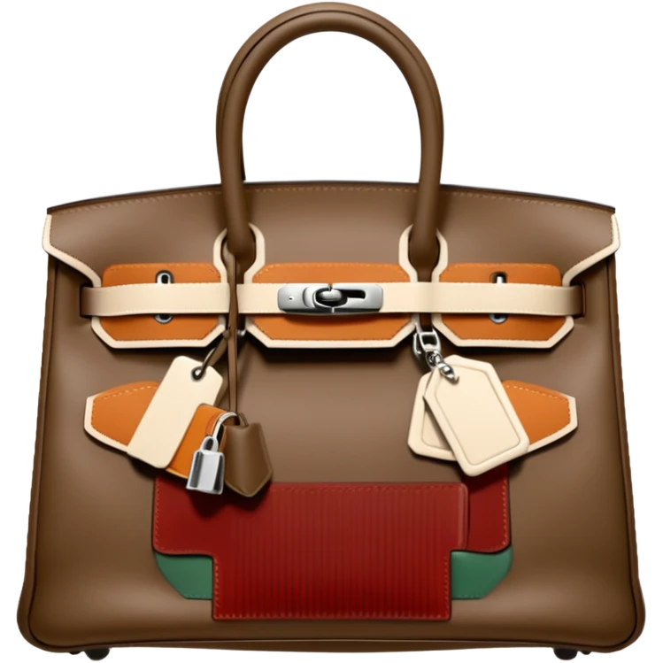 hermes birkin taupe bag emoji