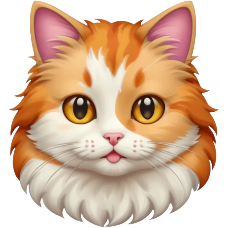 Mewing cat emoji