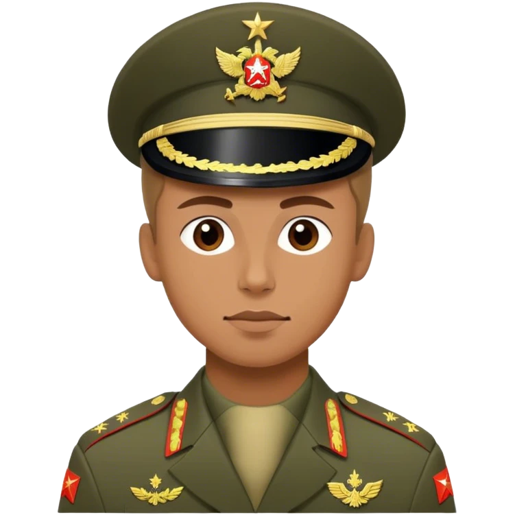 big modern Russian army, photorealistic emoji