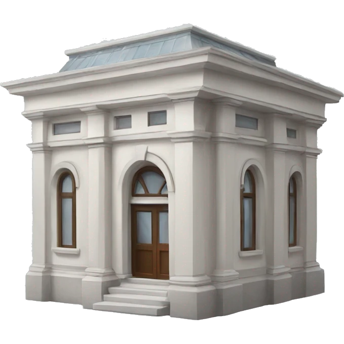 Building with architectural details emoji