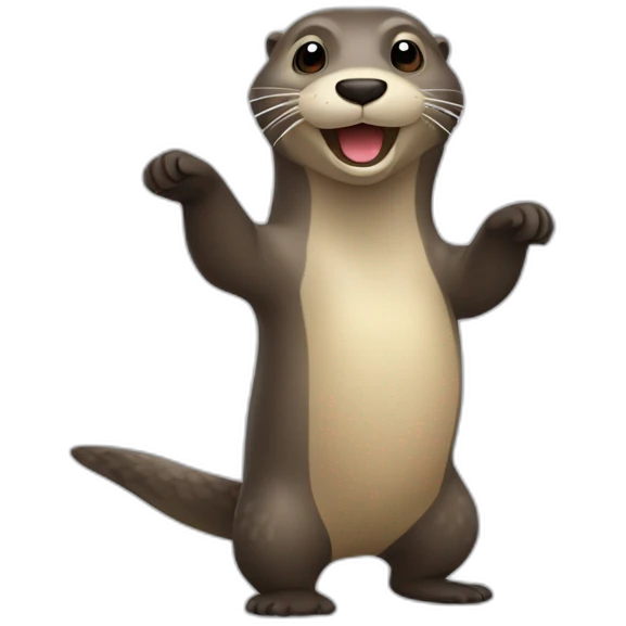 Une loutre qui dance la salsa emoji