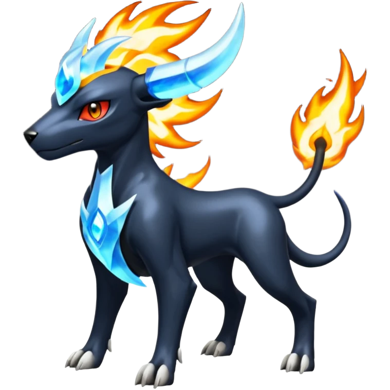 Houndoom-Amaura-Genesect-Pokémon-Solgaleo-Fakémon-hybrid-creature emoji