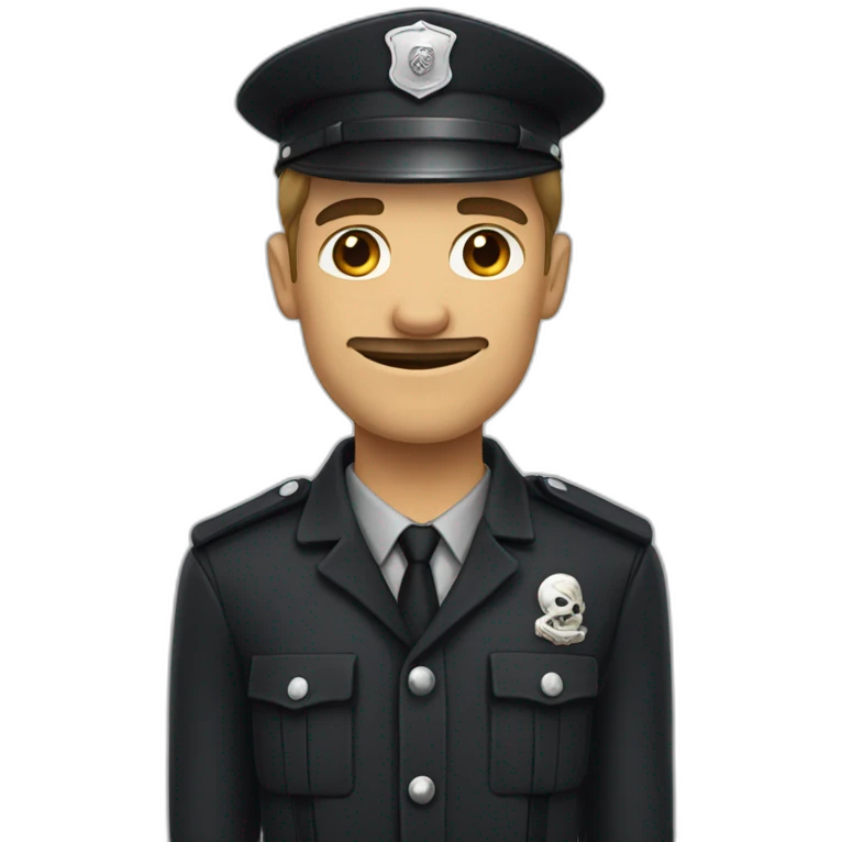 💀 i policjant emoji