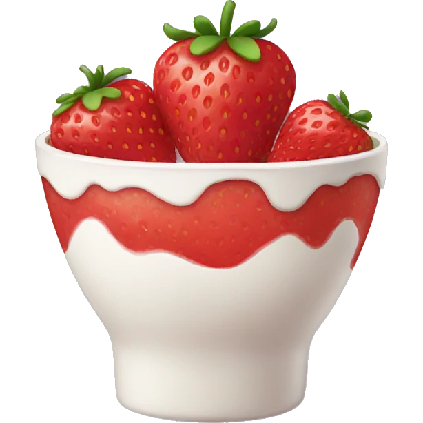 Strawberry Cereal emoji